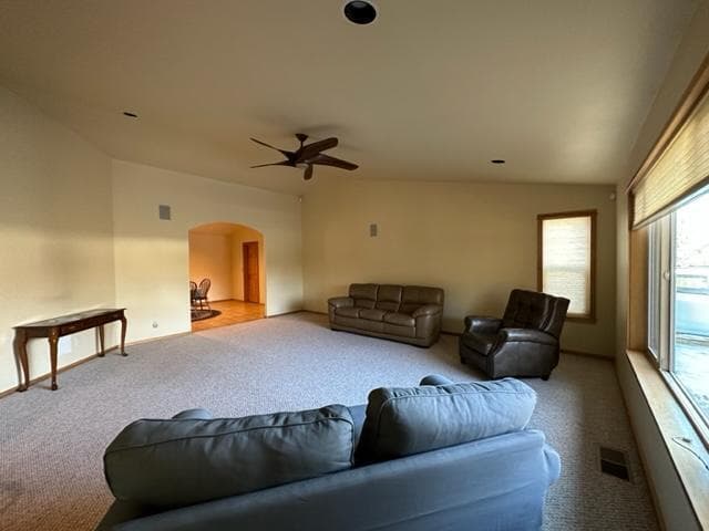 Living room to dining room