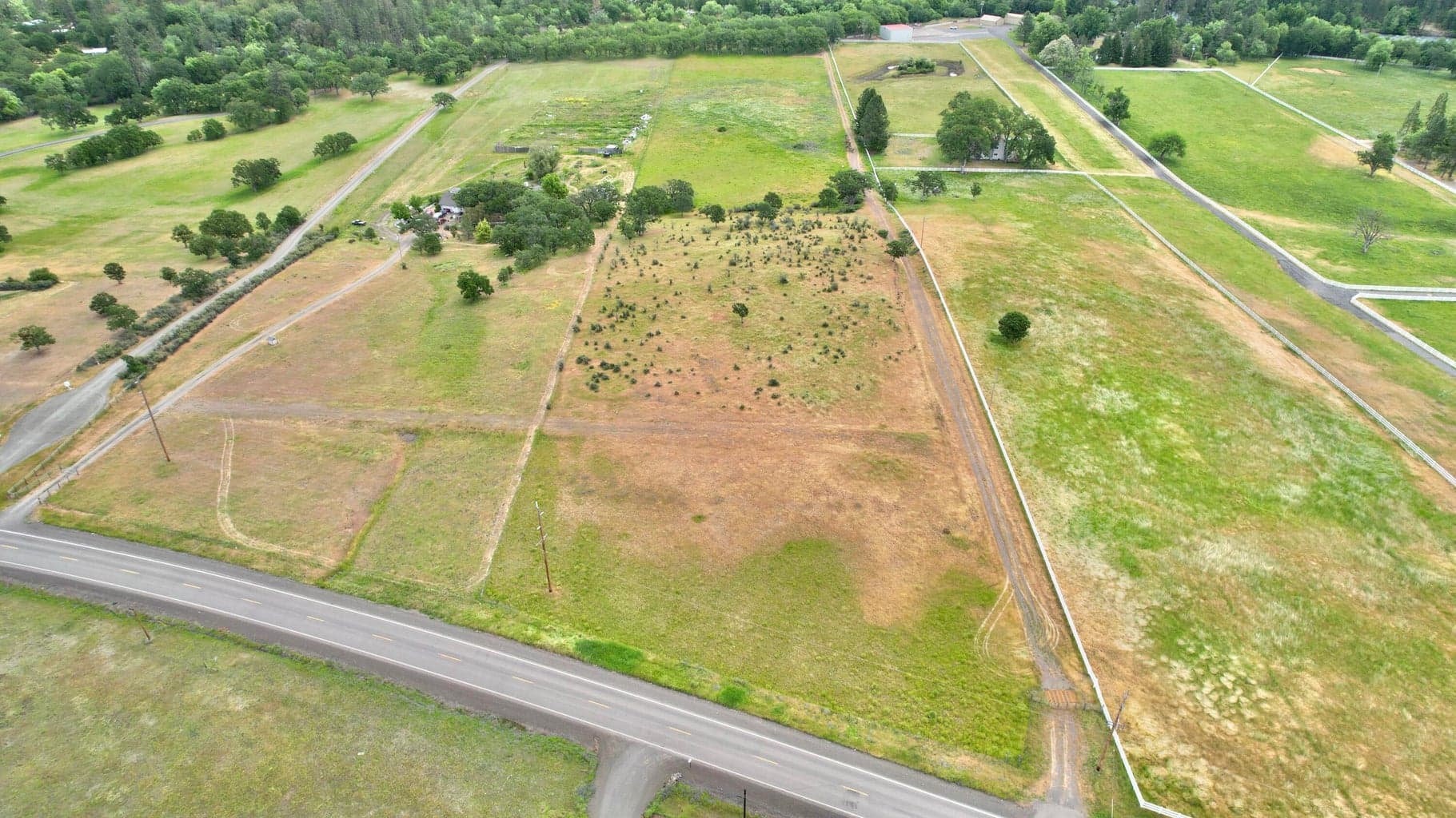 From Modoc Road looking towards the River, East Facing, 10.89 Acre Lot