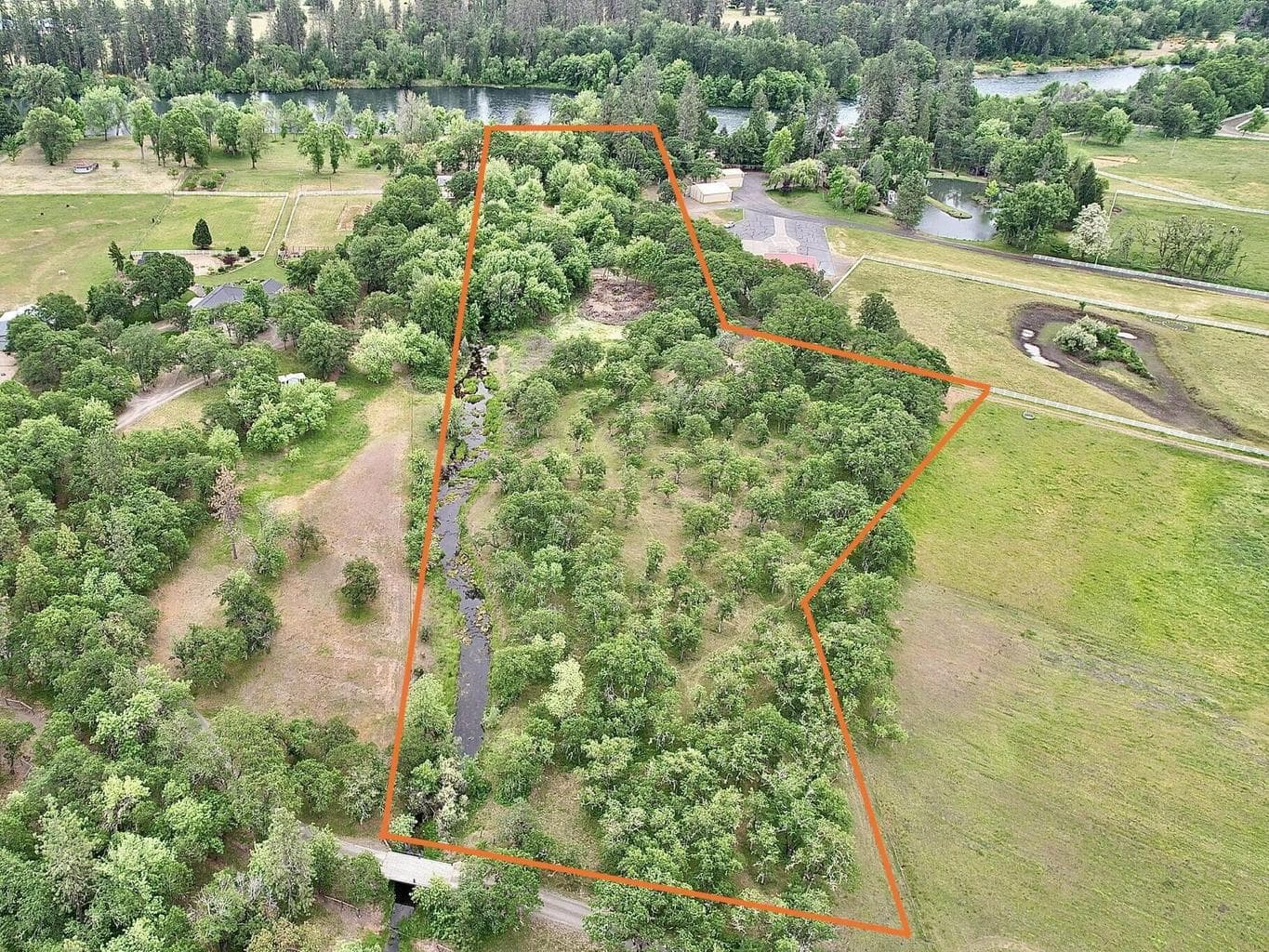 Red Line Boundaries are approximate for visual effect 10.02 acre Lot