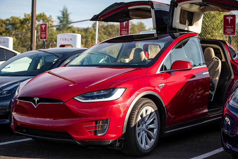 EV Tesla Charging Station
