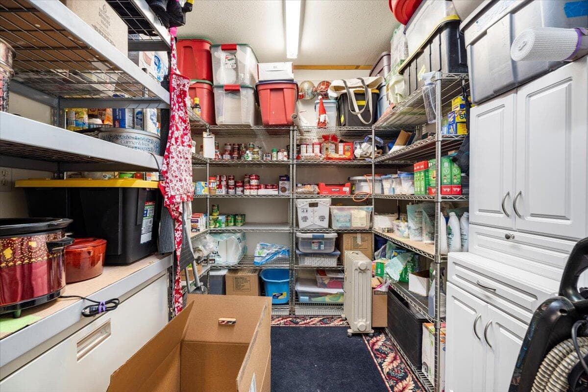 Pantry located in Garage