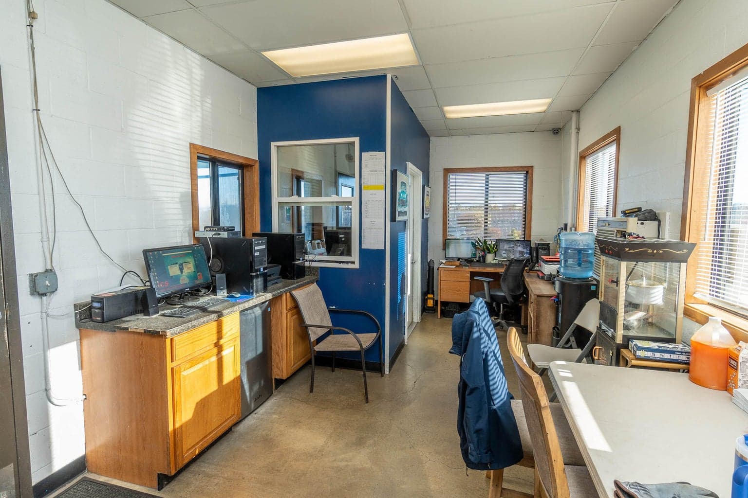 Office with lunch counter