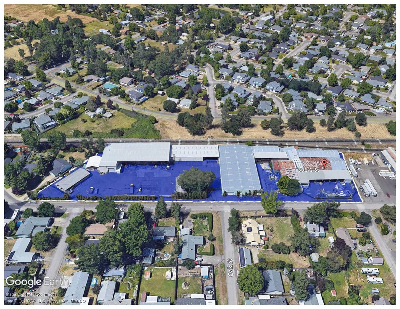 Approx. Location of Tax Lots Only