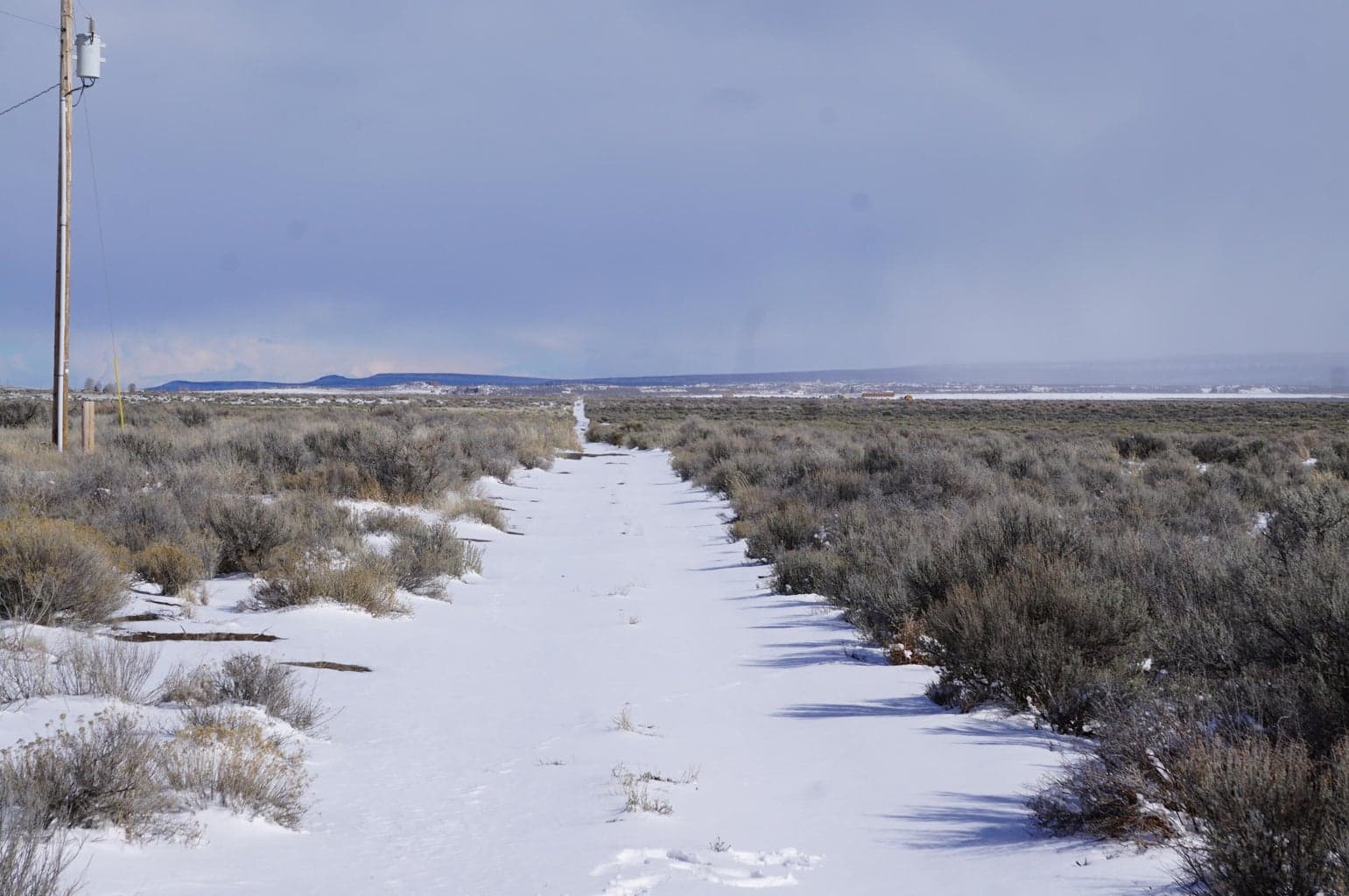 Road leading to property