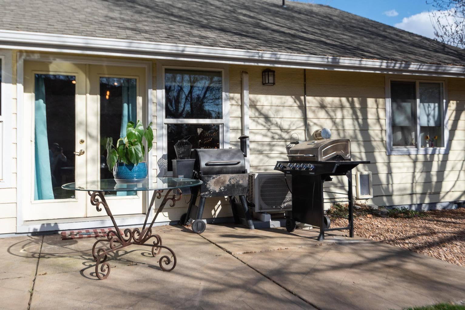 Stamped patio