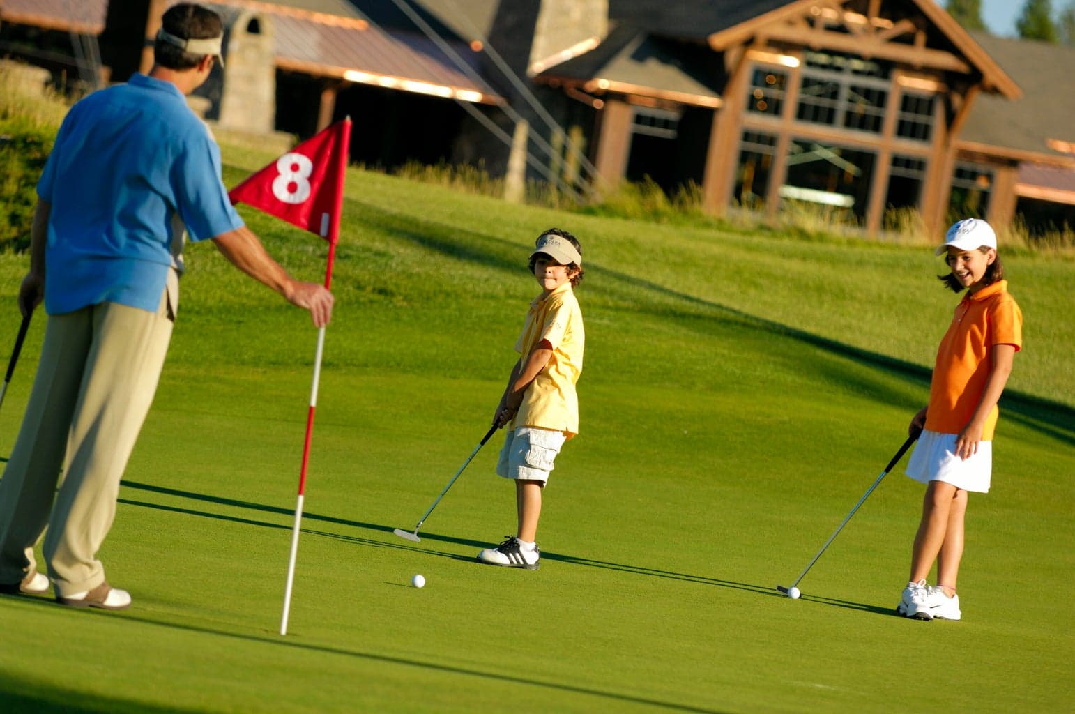 Family Putt Putt - The Bob Cupp-designed golf facility has been created to make this great game approachable and enjoyable for families of all ages. Your family and friends can easily learn and play together on the nine-hole course that ranges from 70 to 150 yards in length. Golfers of all skill levels will find the three regulation-length holes perfect for practicing with every club. This 9-hole course is walking only, pull carts are available. Golf included in HOA fees.