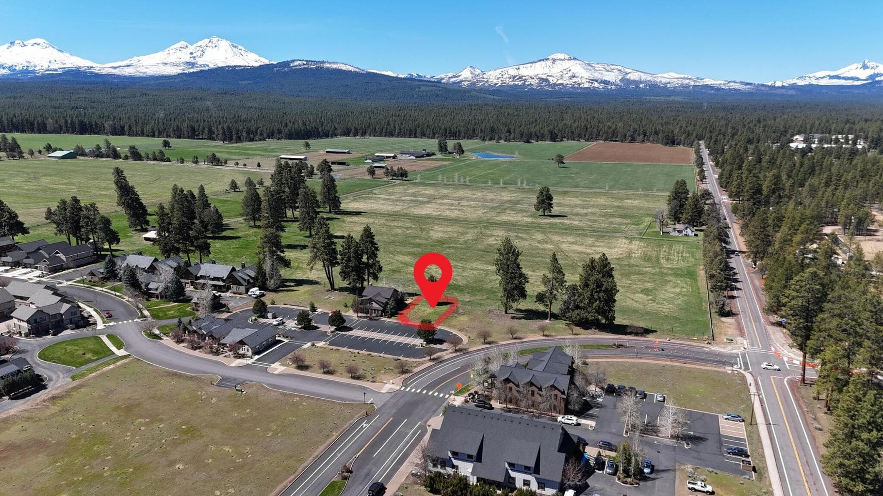 View of lot in relation to surrounding area