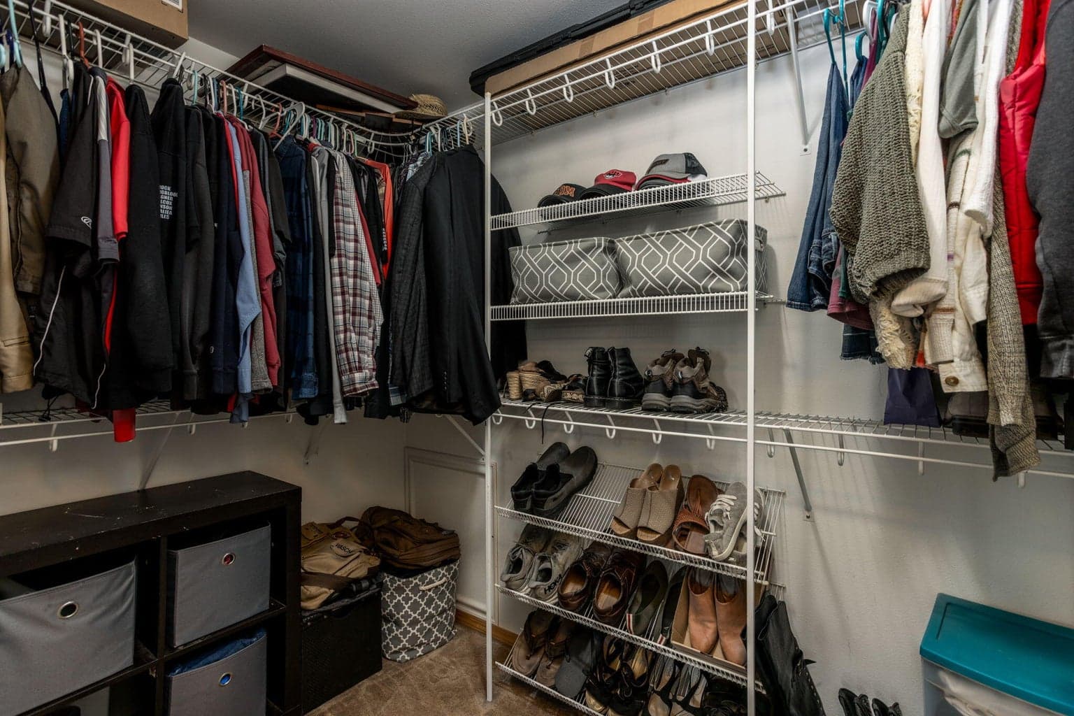 Primary walk in closet