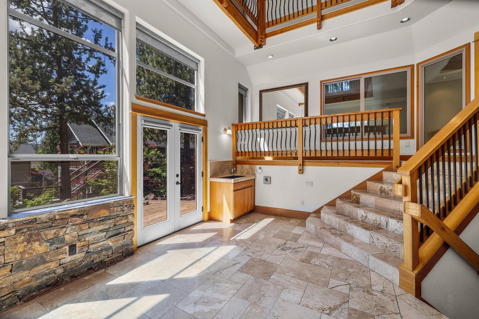 Atrium ground level - art studio, solarium, bonus space w/ amazing light & views