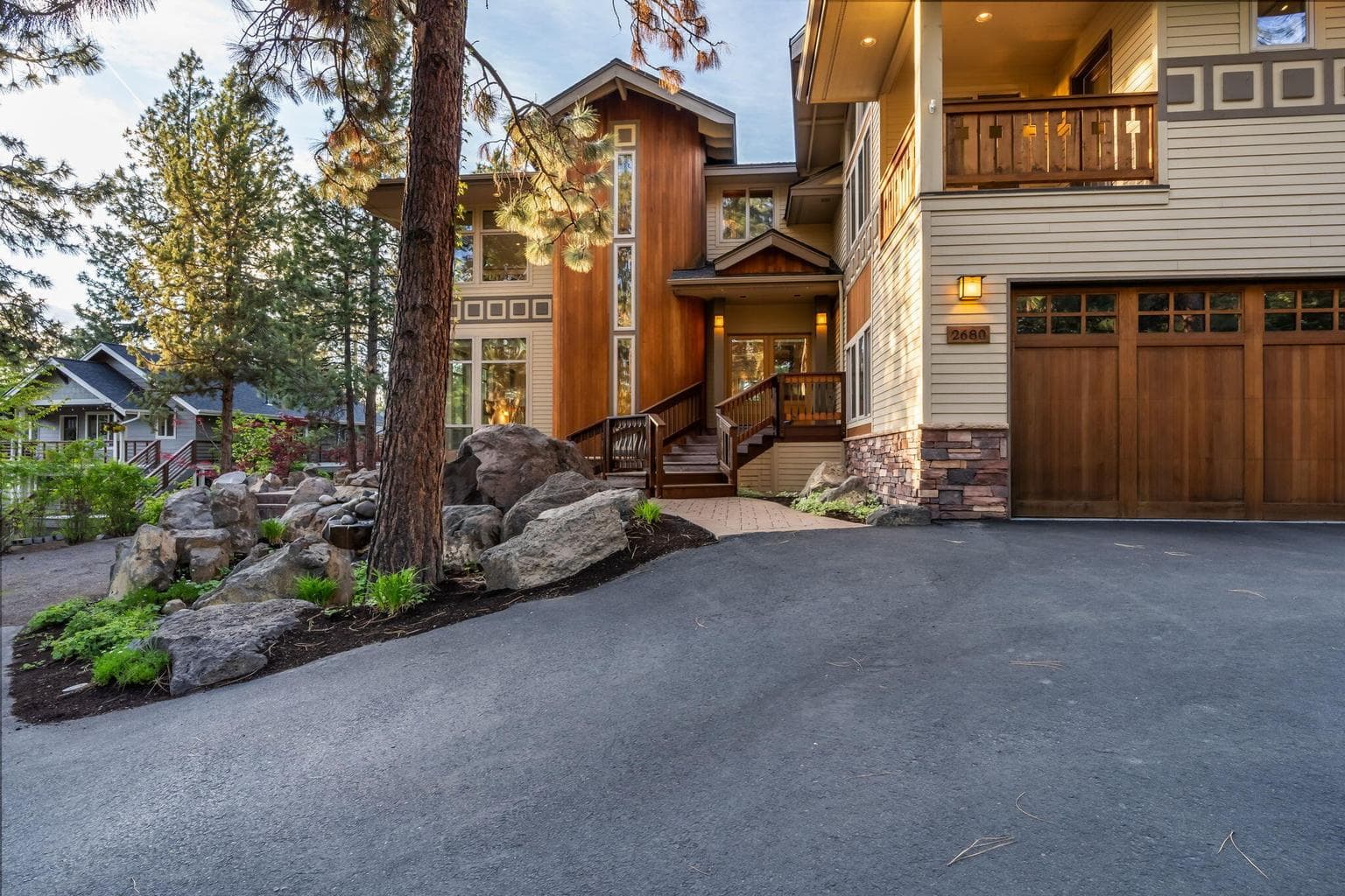 Paver path to front door