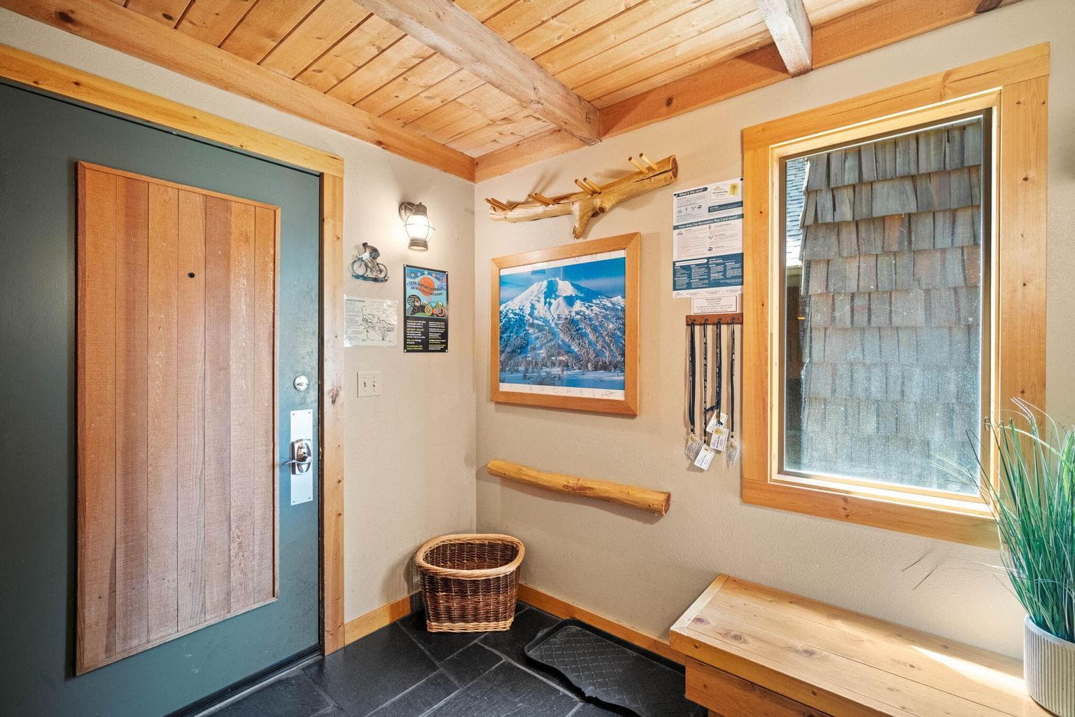 Slate floor entry