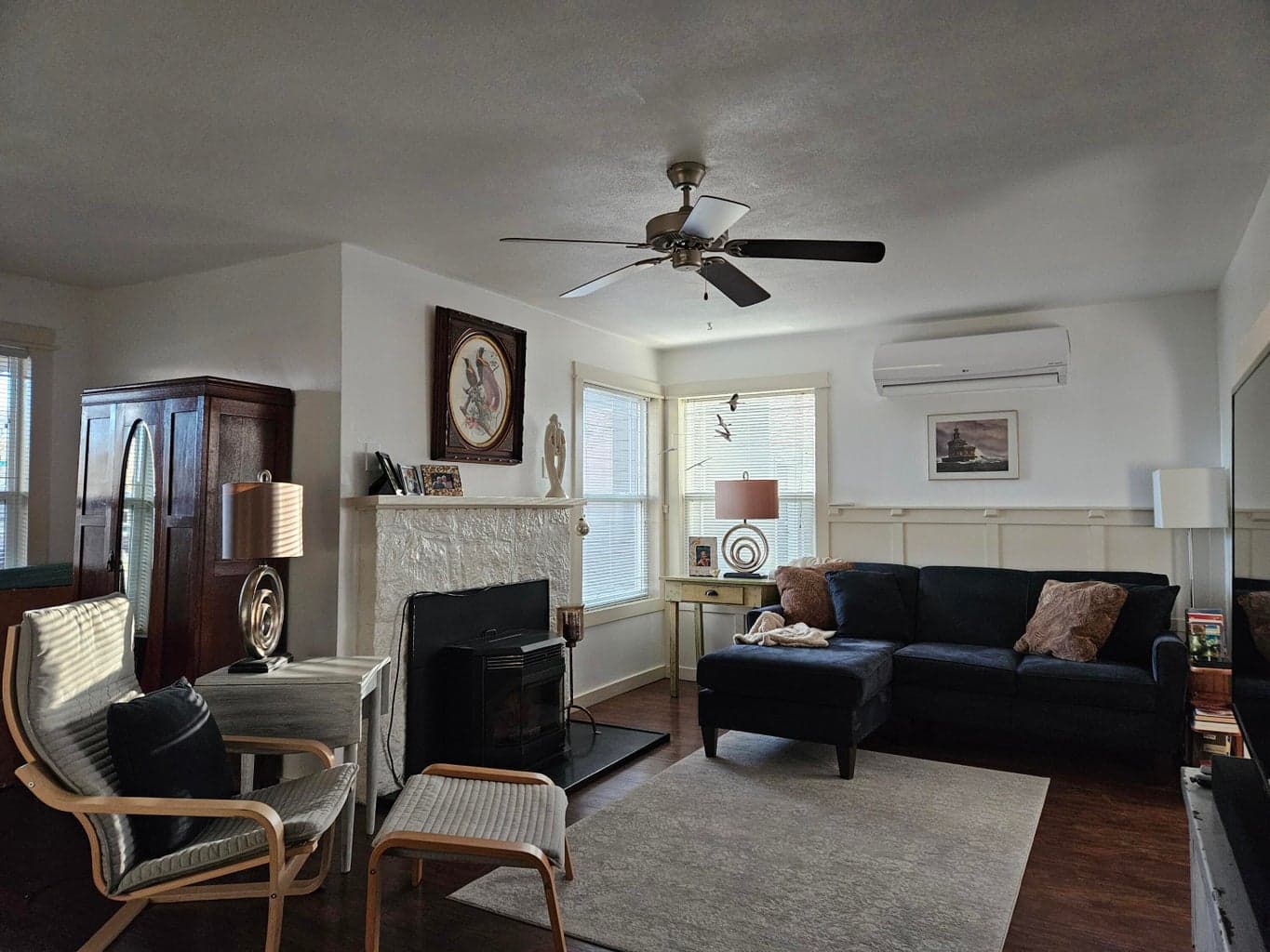 Living Room and pellet fp incert