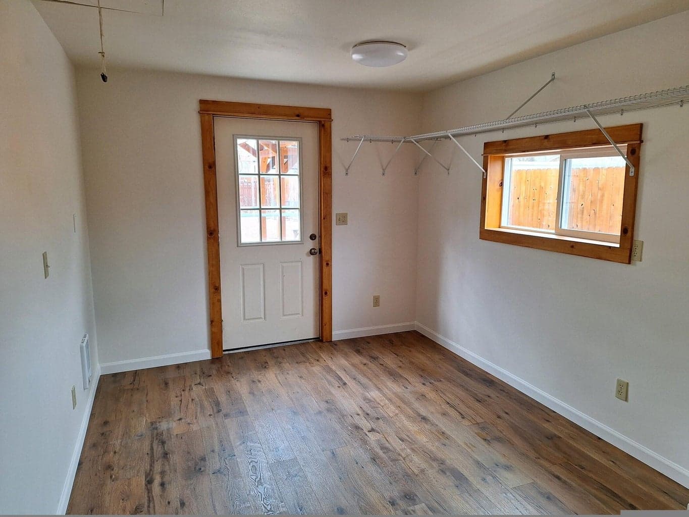 Bedroom before rented