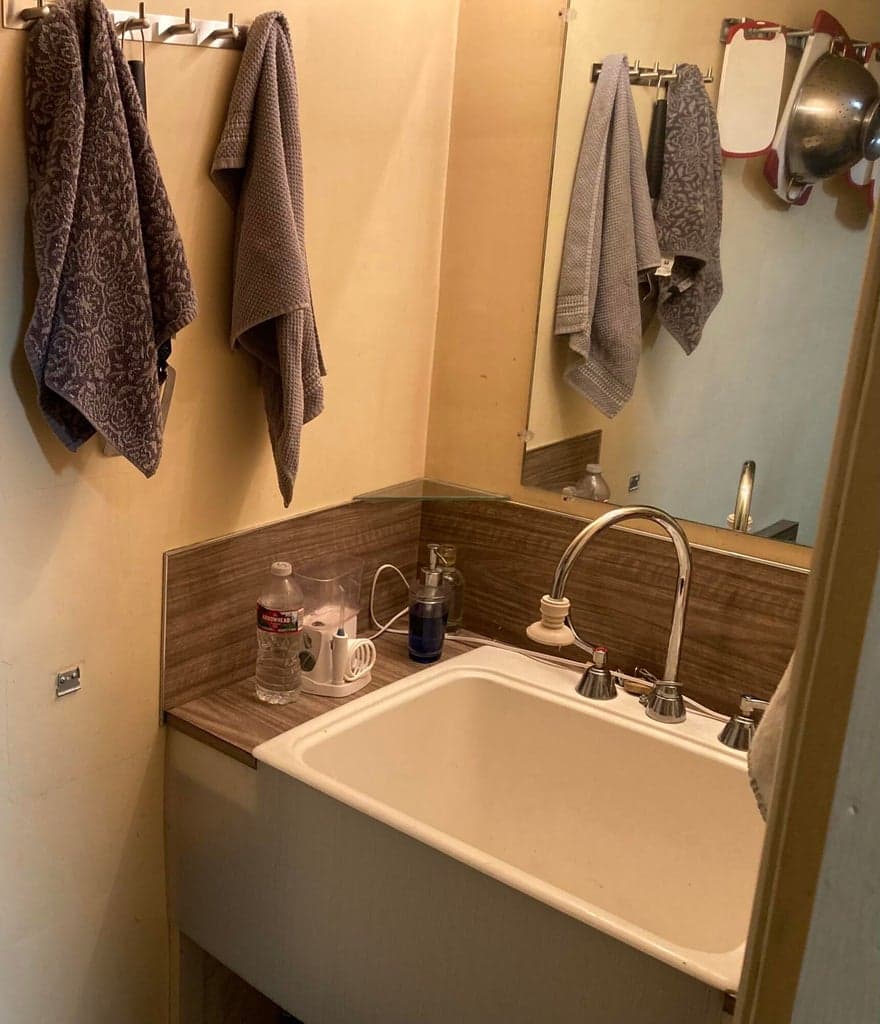 ADU office half bath