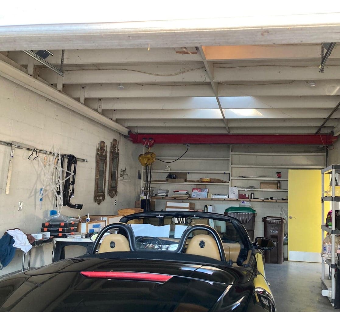 2 car tandem detached garage