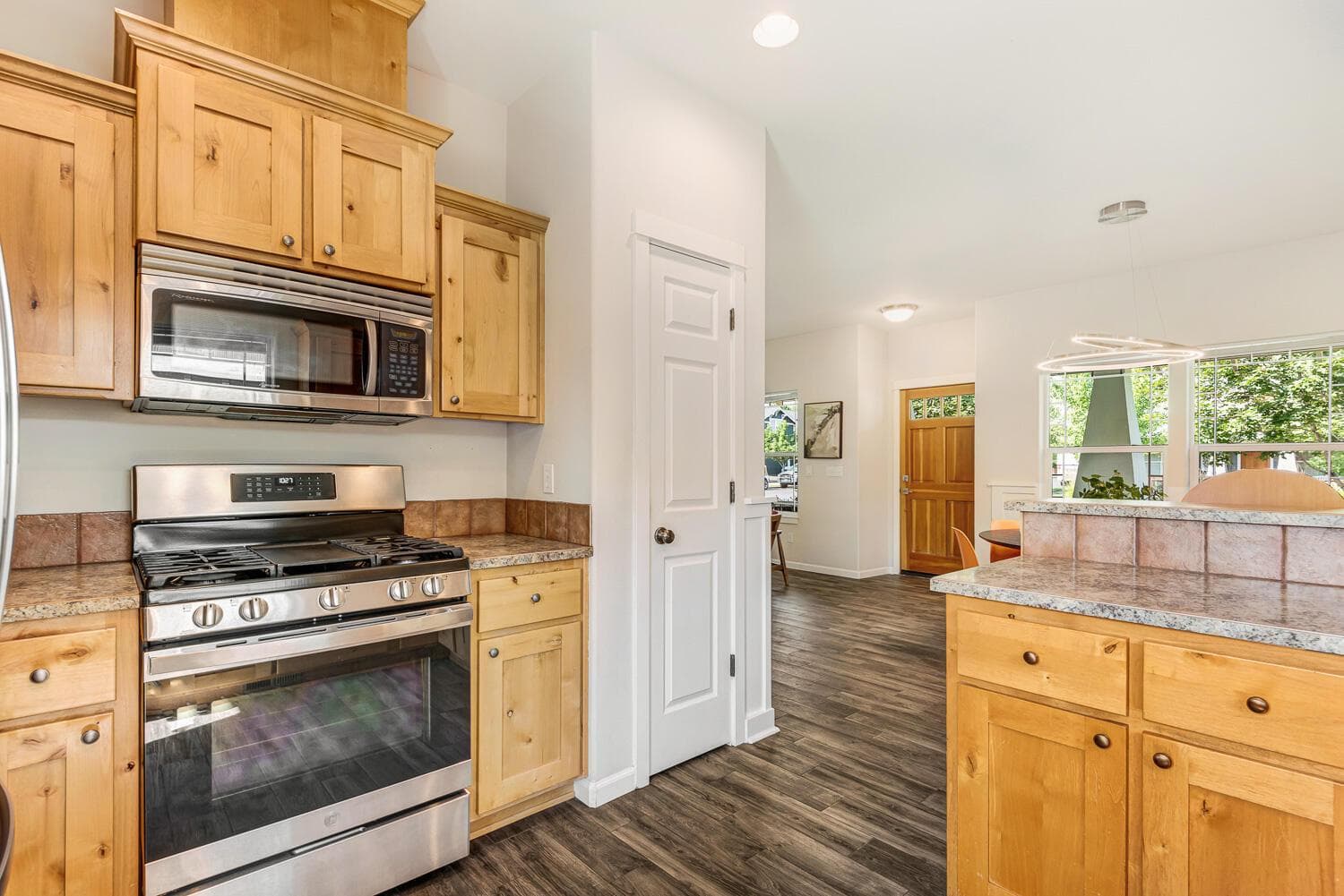 Kitchen with pantry