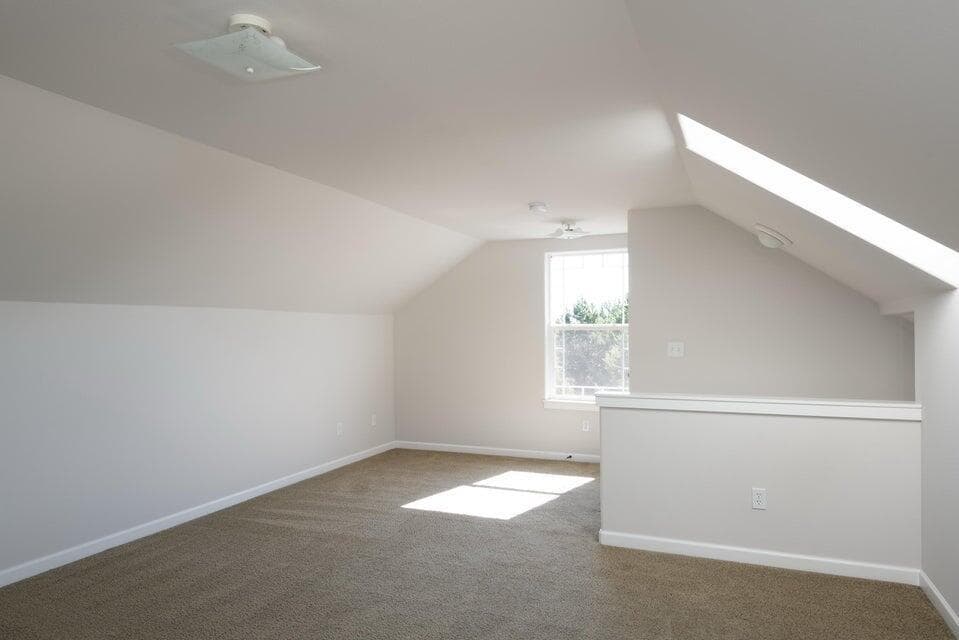 Large second bonus room with closet and lots of light