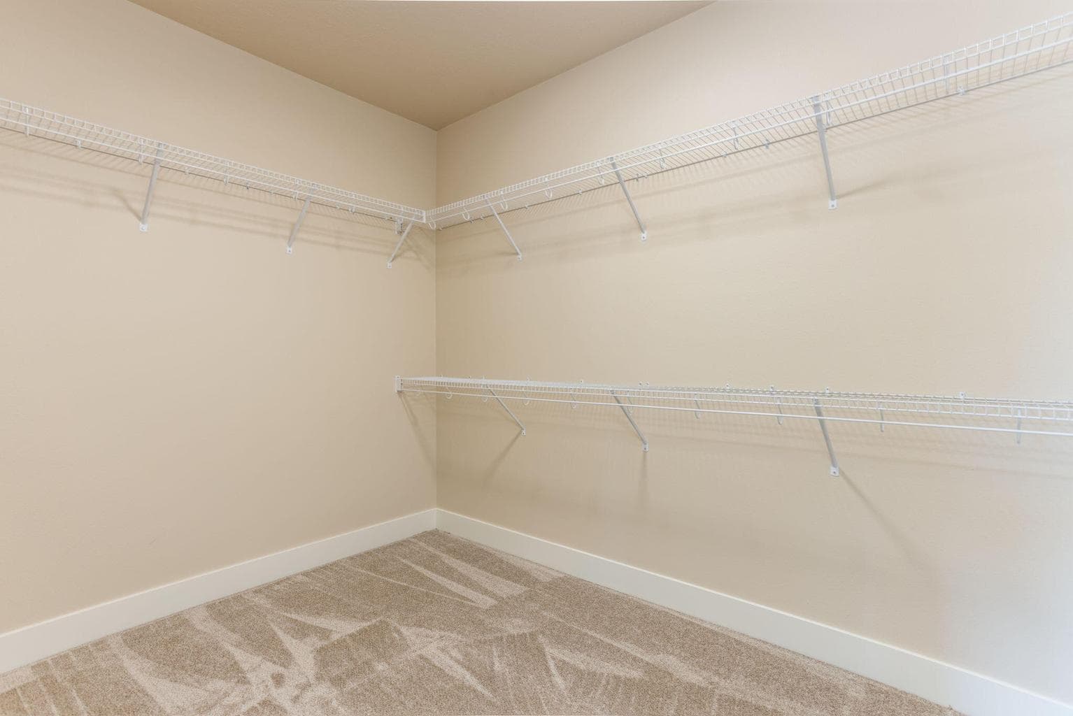 Primary walk in closet