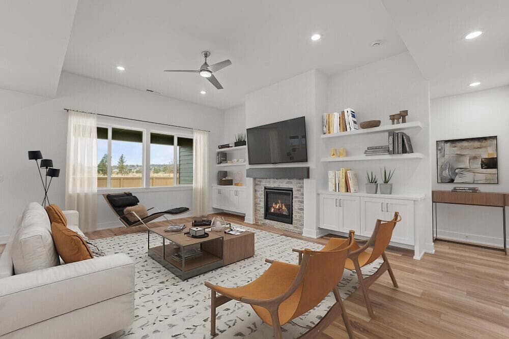 Home will be similar to virtually staged photo shown.