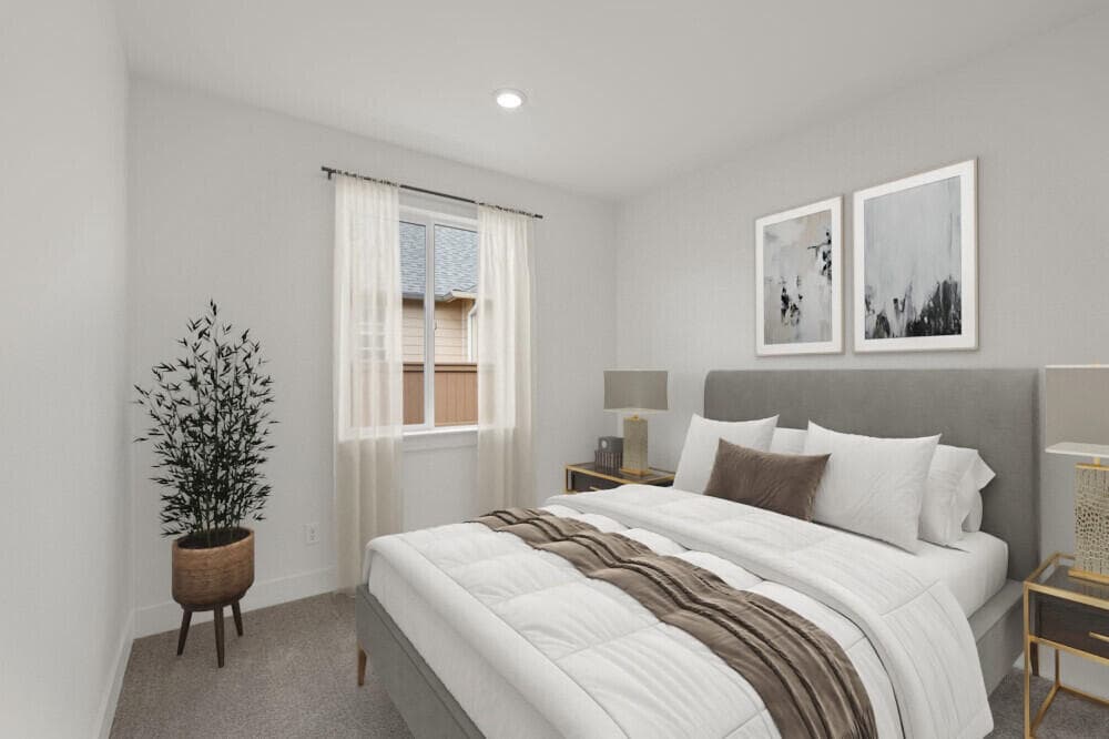 Home will be similar to virtually staged photo shown.