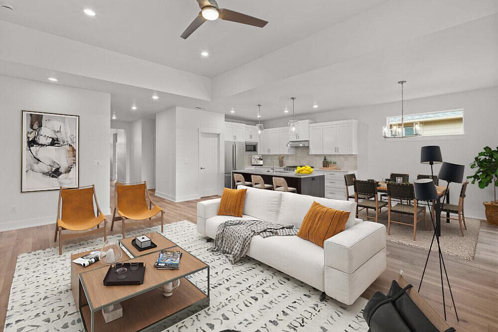 Home will be similar to virtually staged photo shown.