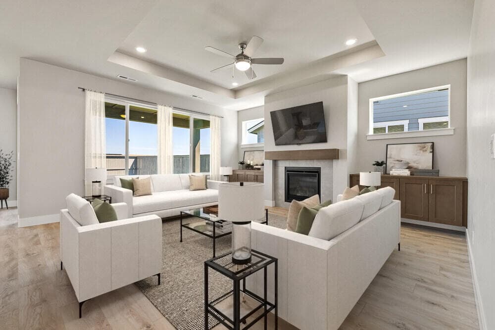 Home will be similar to virtually staged photo shown.