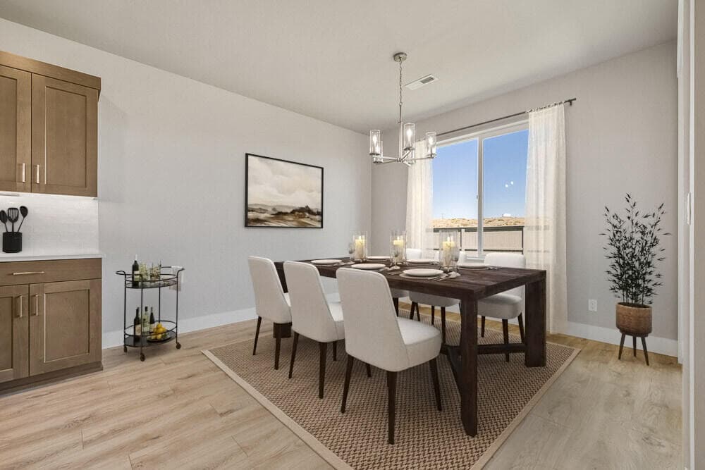 Home will be similar to virtually staged photo shown.