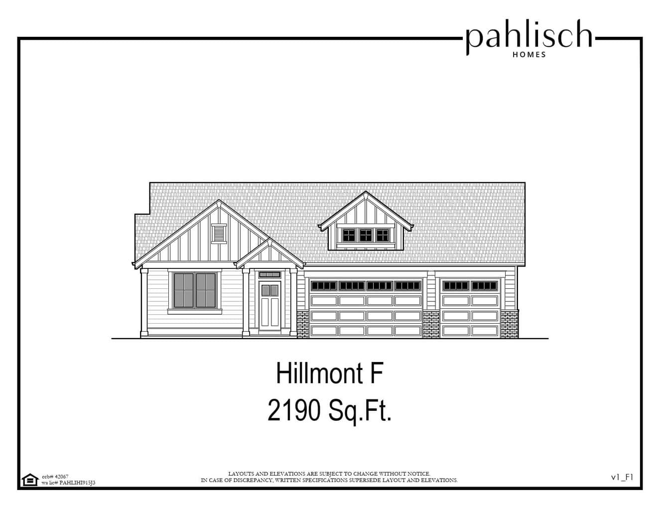 Home will not have brick on entry porch columns