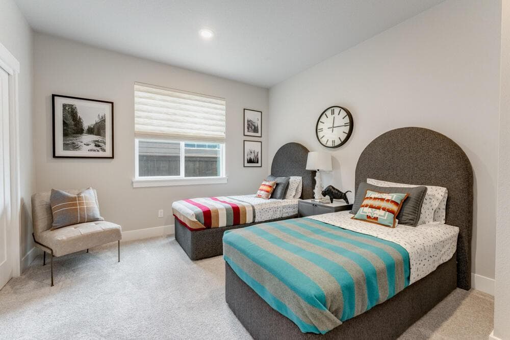 Guest bedroom #4 - Upgrades present. Specs and selections vary.