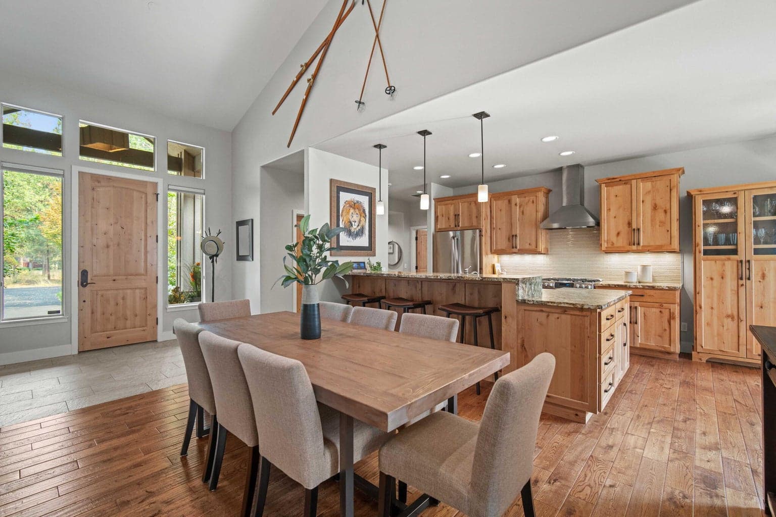 Hickory wood floors