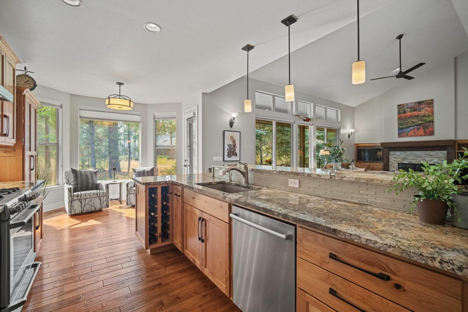 Updated Gourmet kitchen