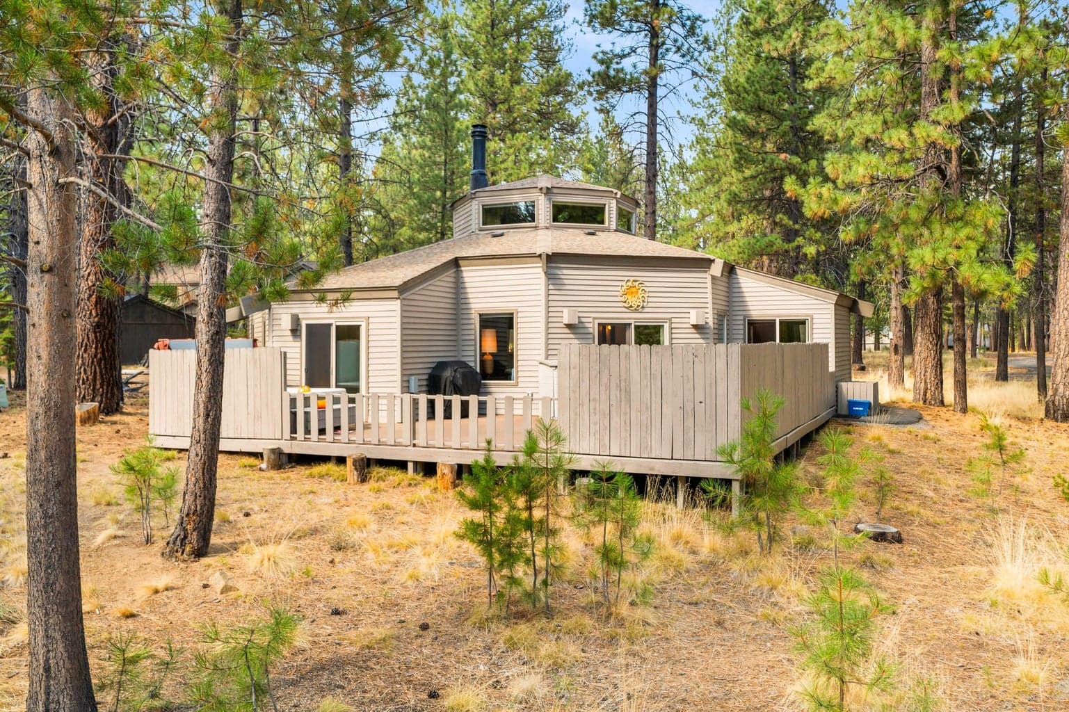 Grandfathered privacy enclosure is a real bonus!