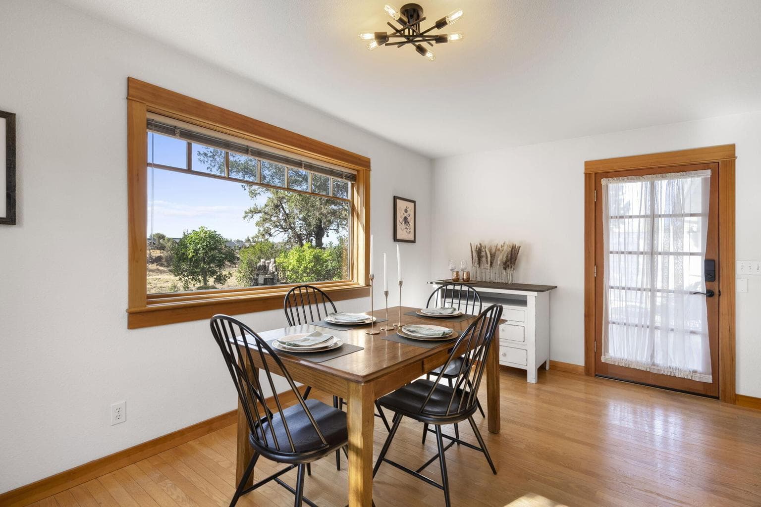 The views from the dining room will complement the meals!