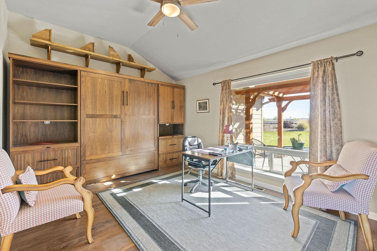 Third Bedroom\Office with Custom Built in Murphy Bed