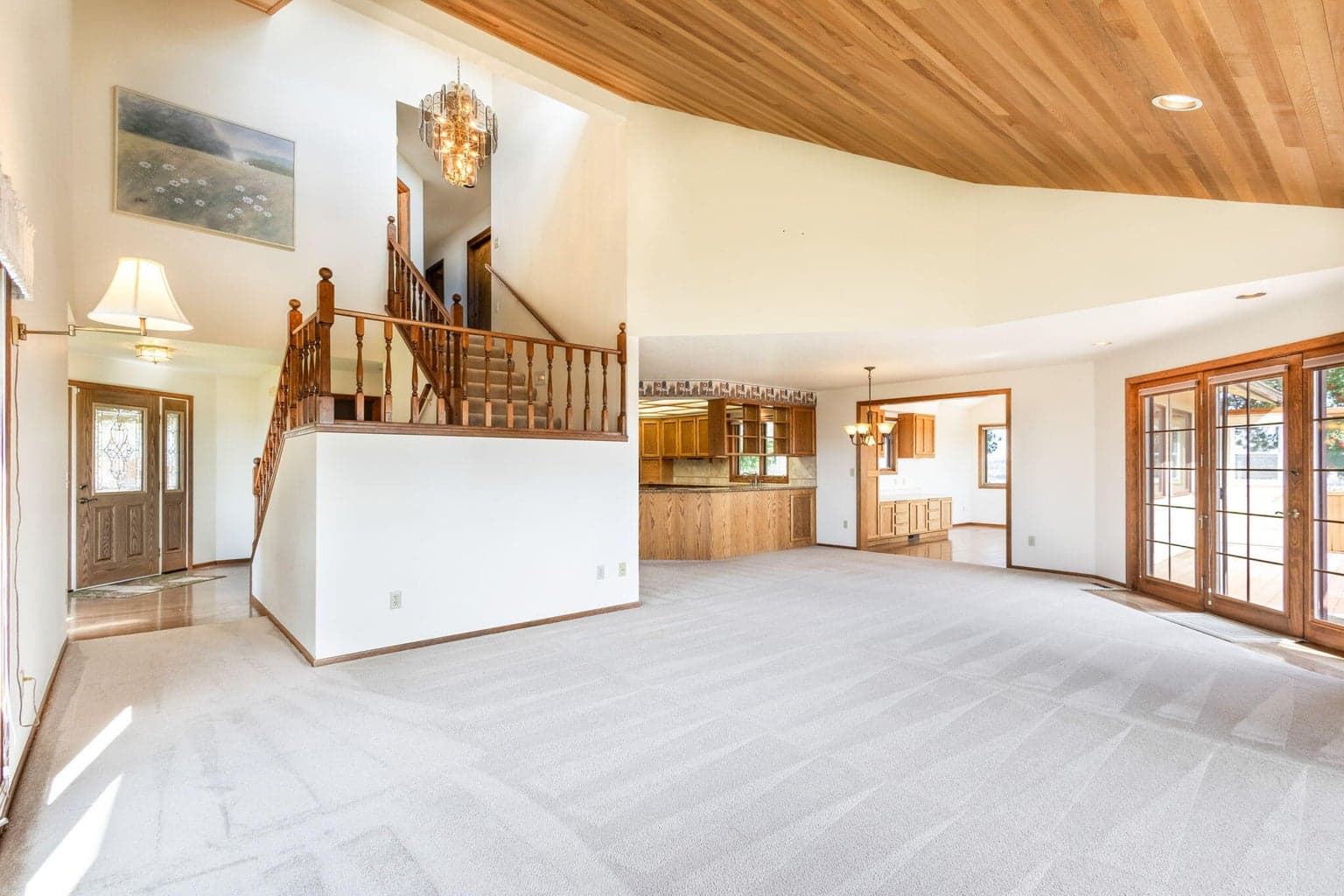 Living Room & Stairway