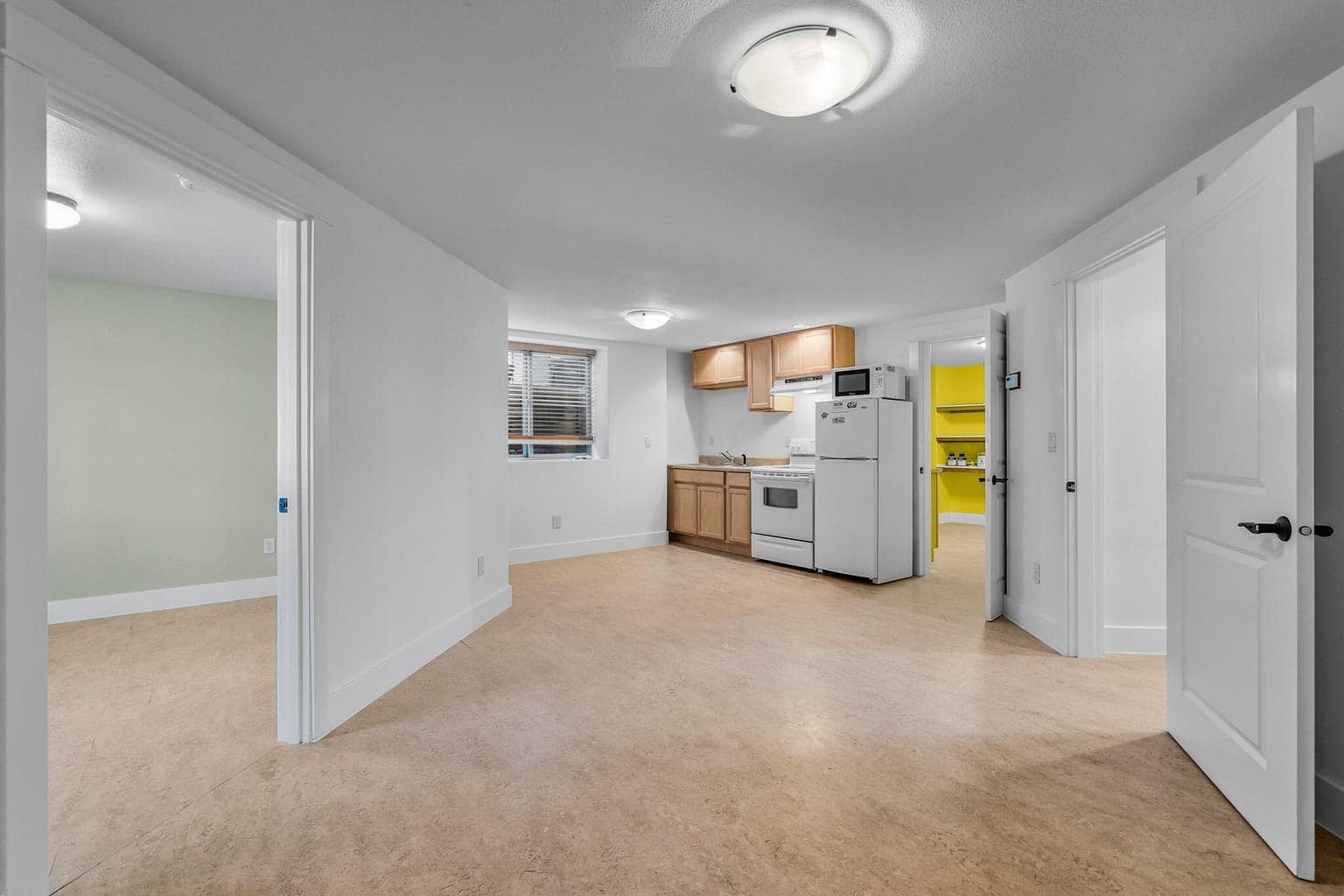 Lower level living space