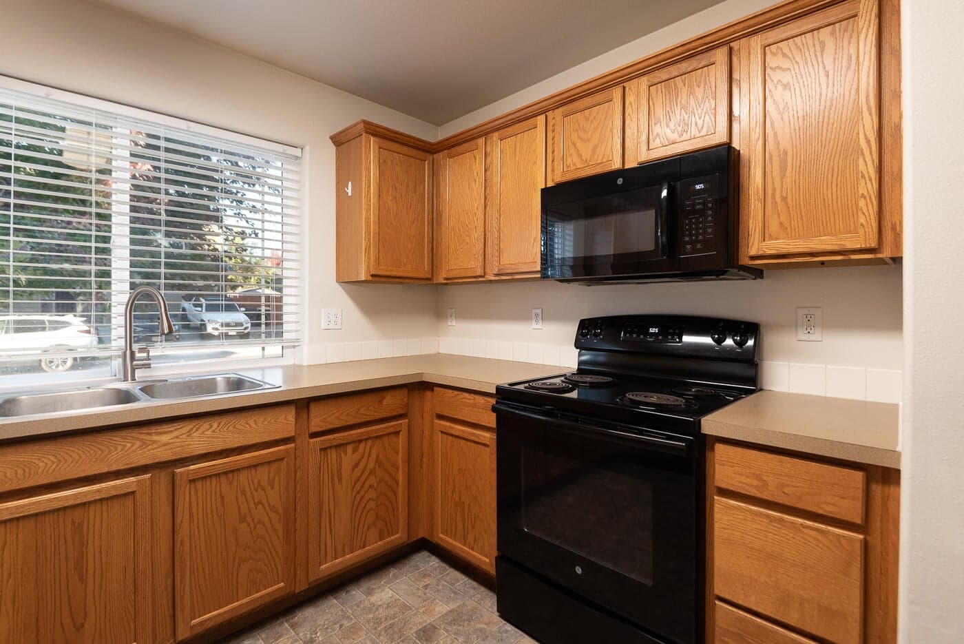 Large kitchen with plenty of counter space