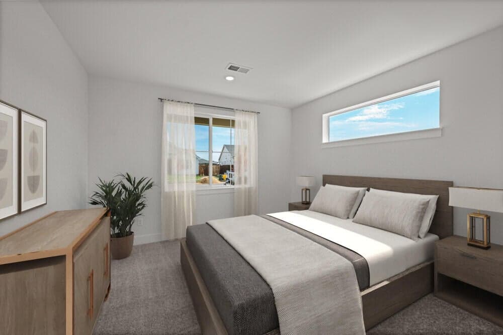 Virtually staged photos of actual home.