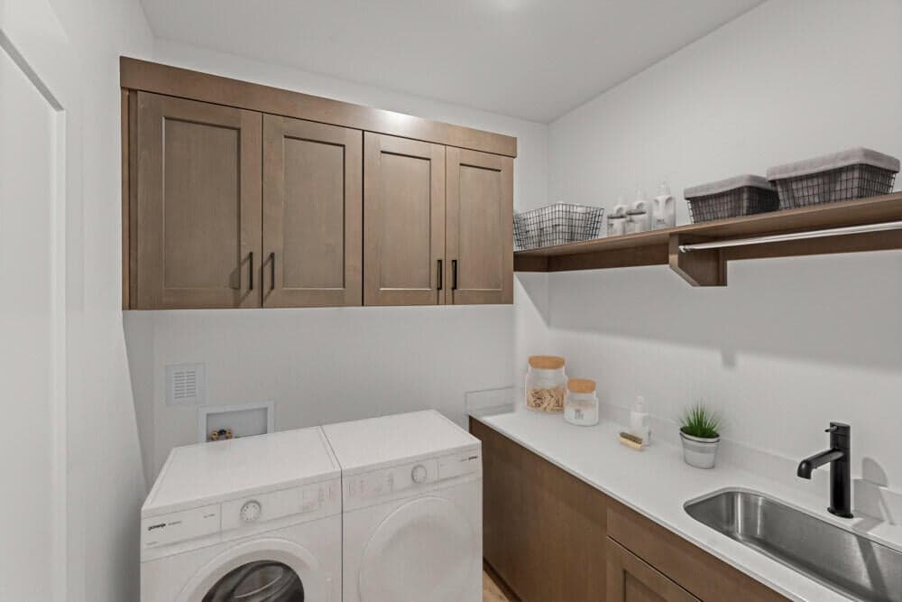 Virtually staged photos of actual home.