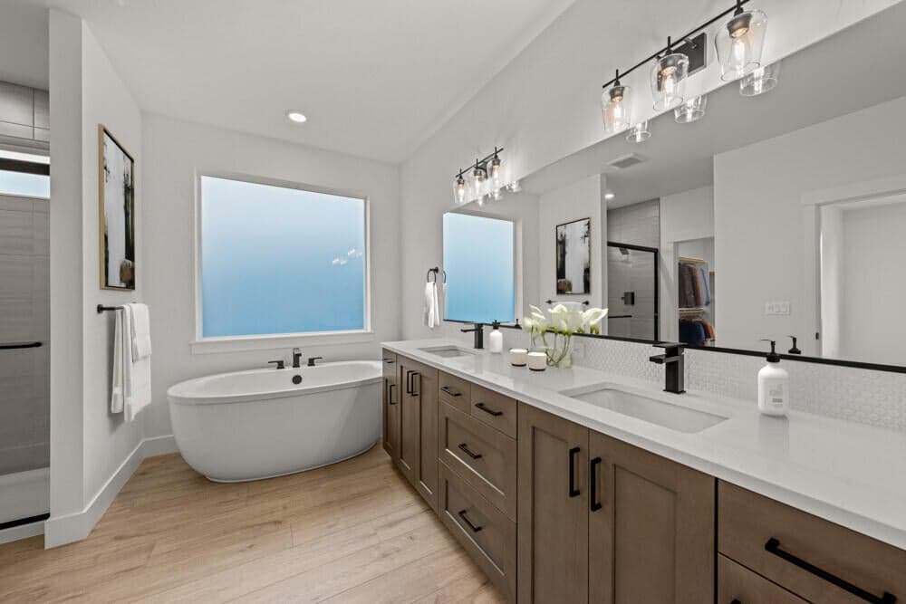 Virtually staged photos of actual home.
