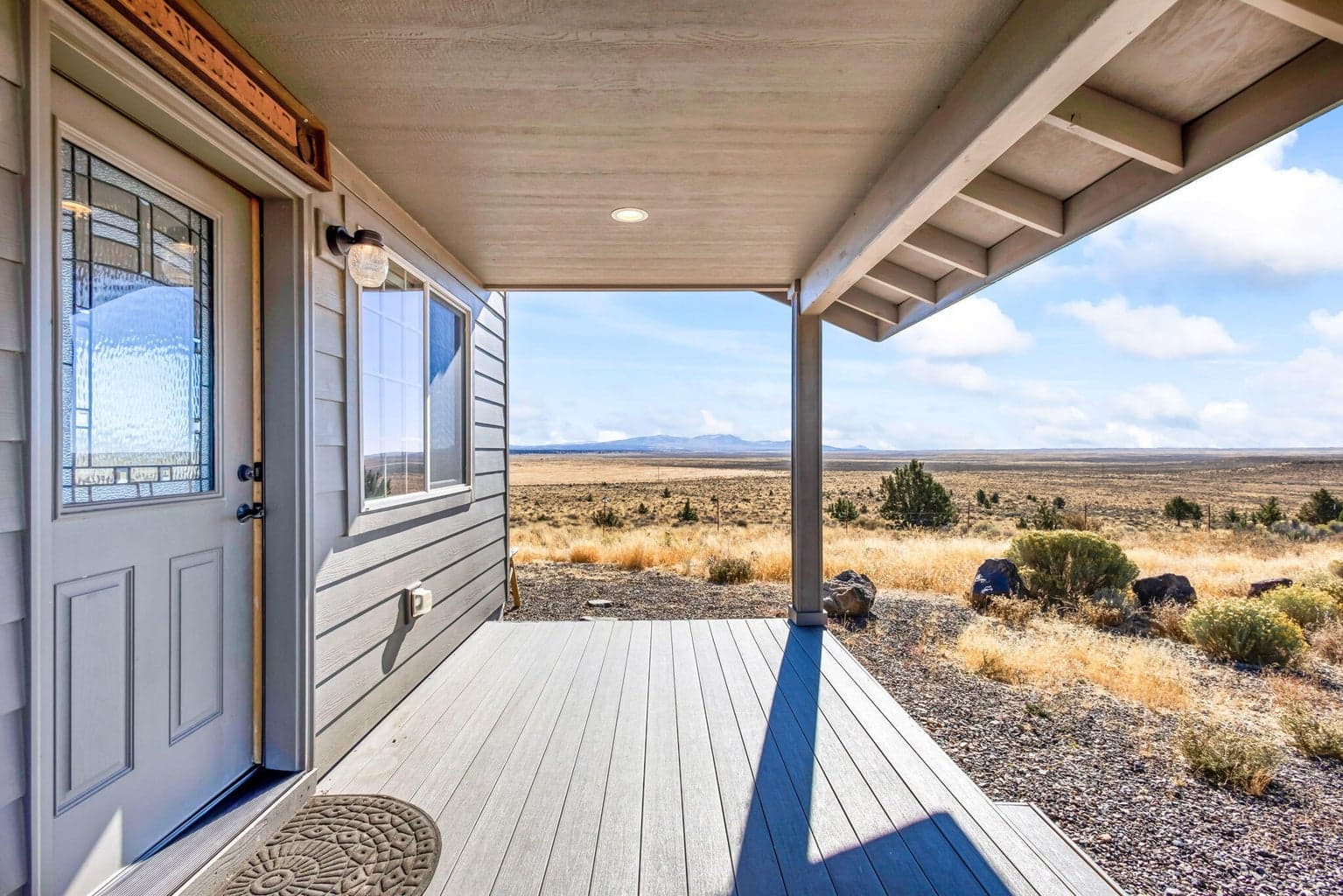 Front porch with panoramic views