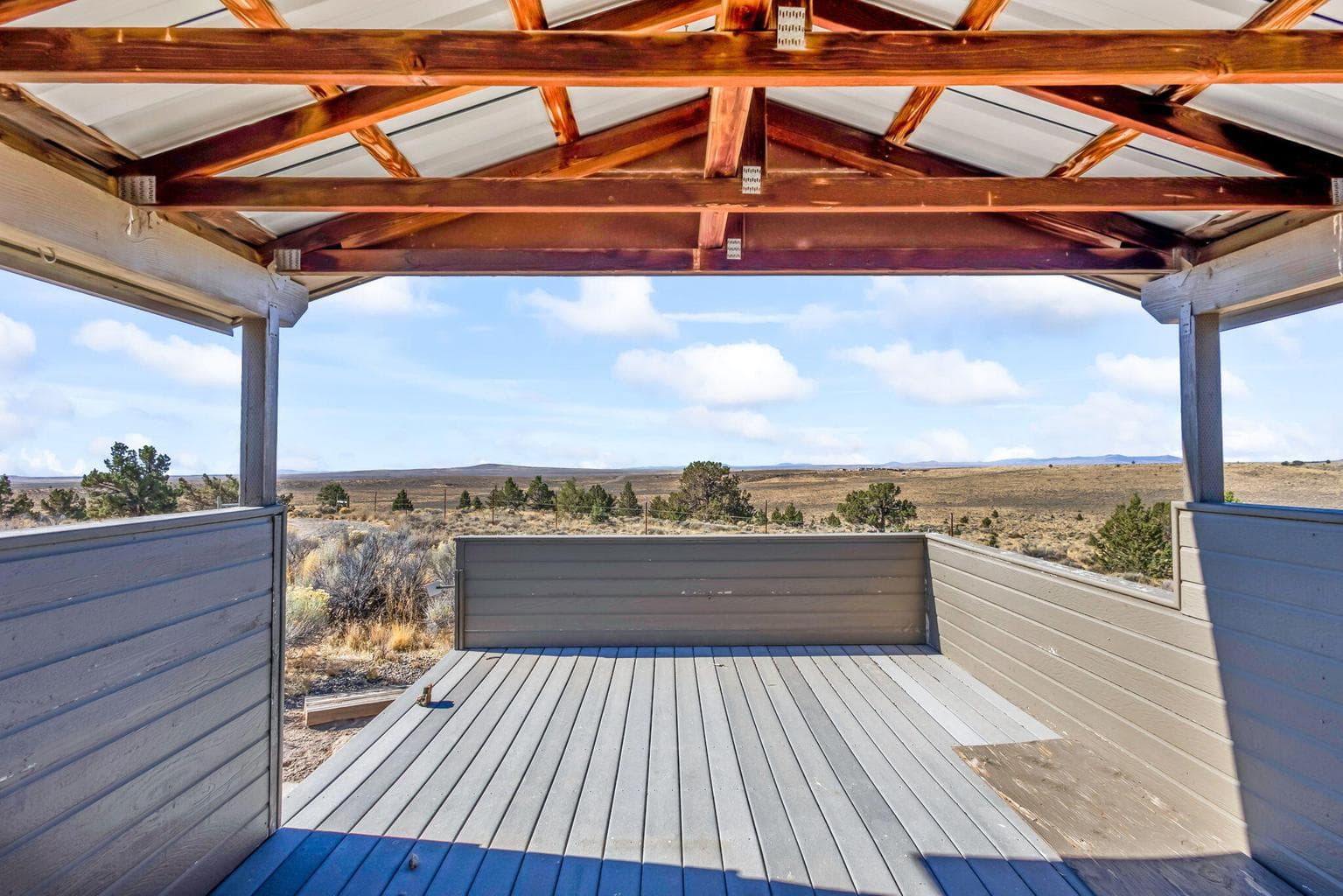 Scenic gazebo overlooking your property
