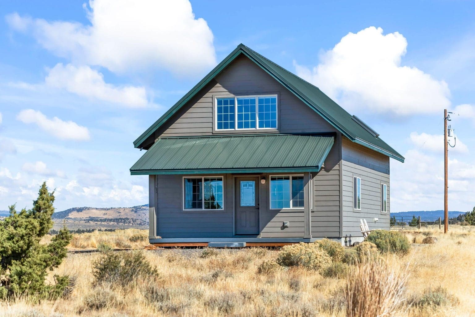 Modern cabin on 320 acres