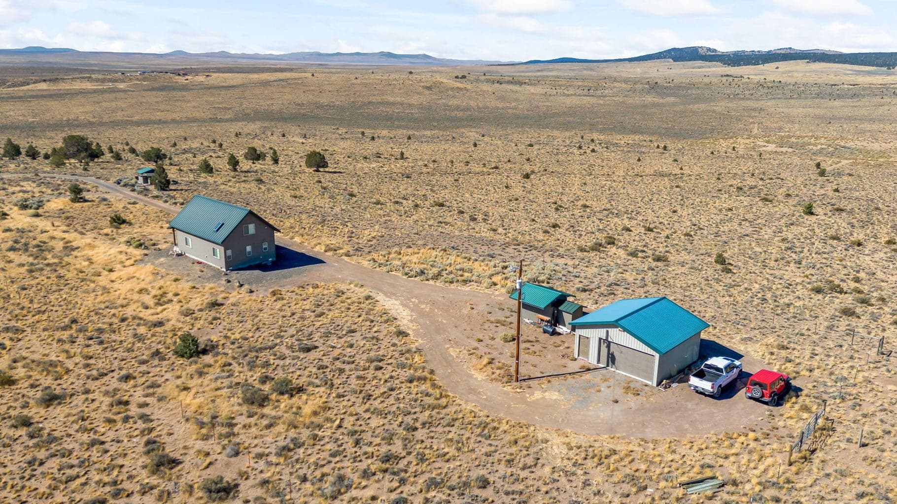 Modern cabin on 320 acres