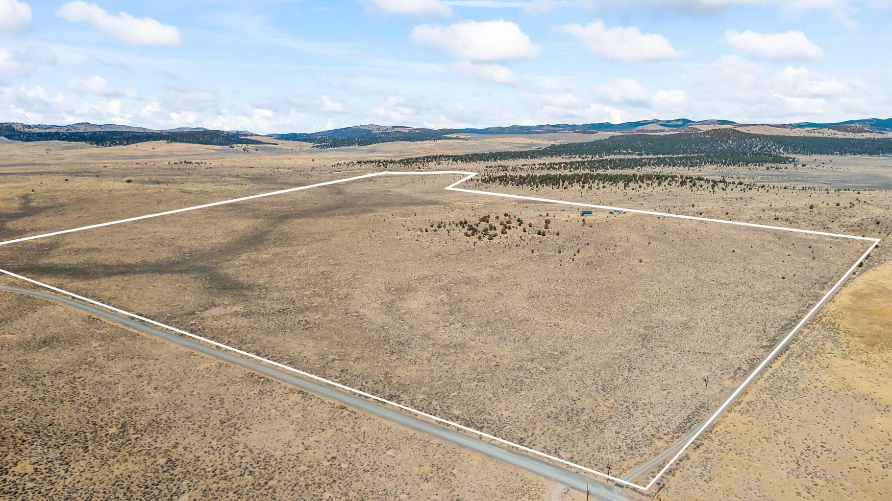 SE corner approximate property lines
