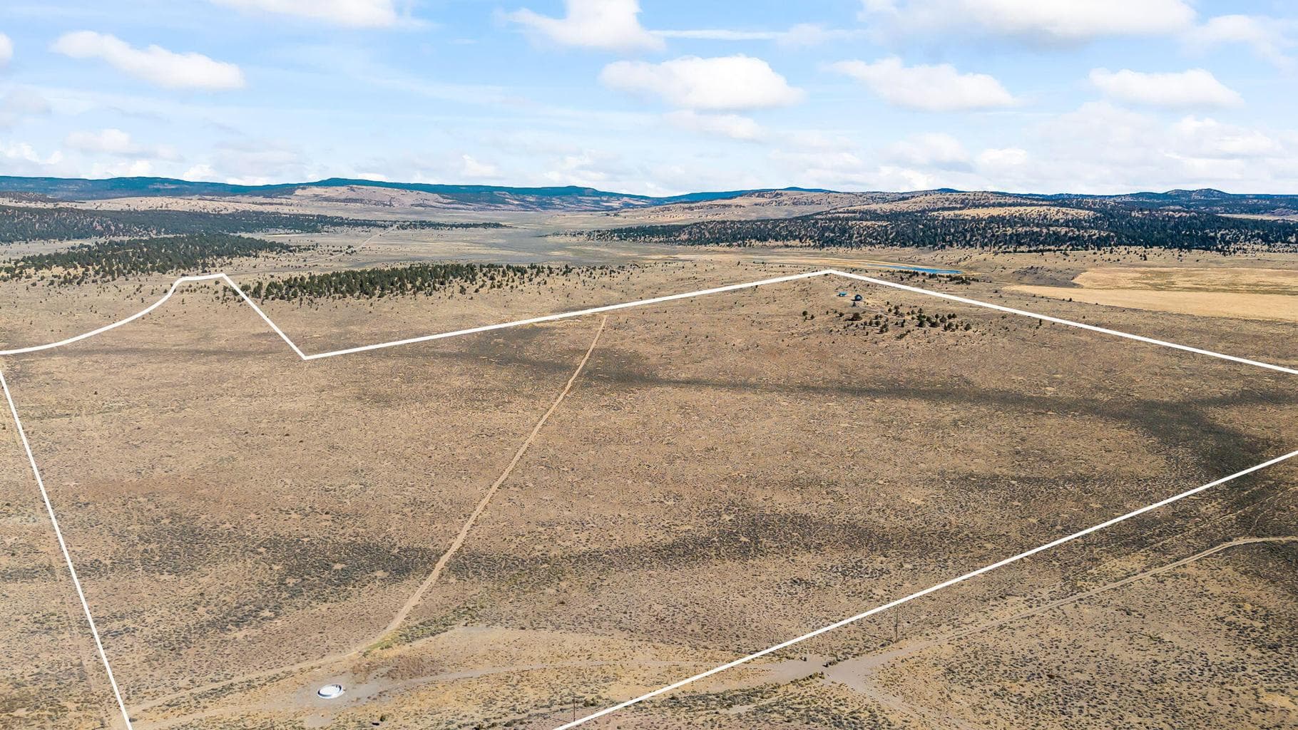 SW corner approximate property lines