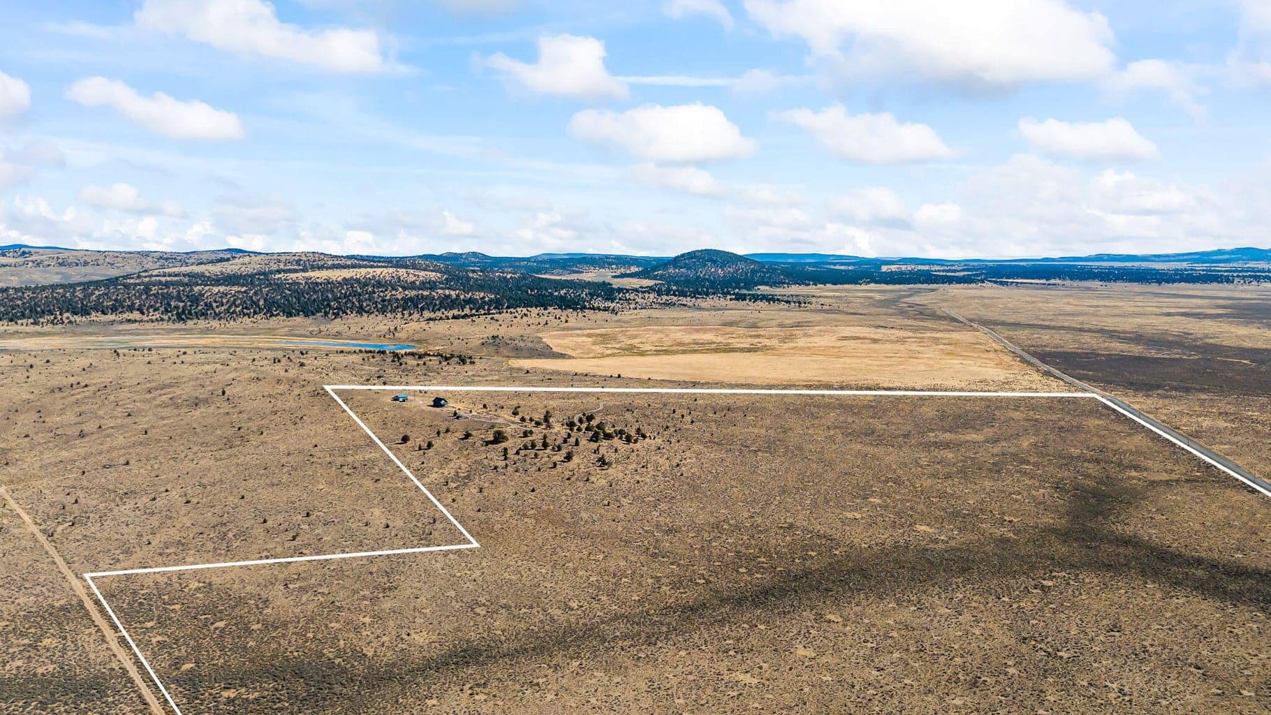 NW corner approximate property lines