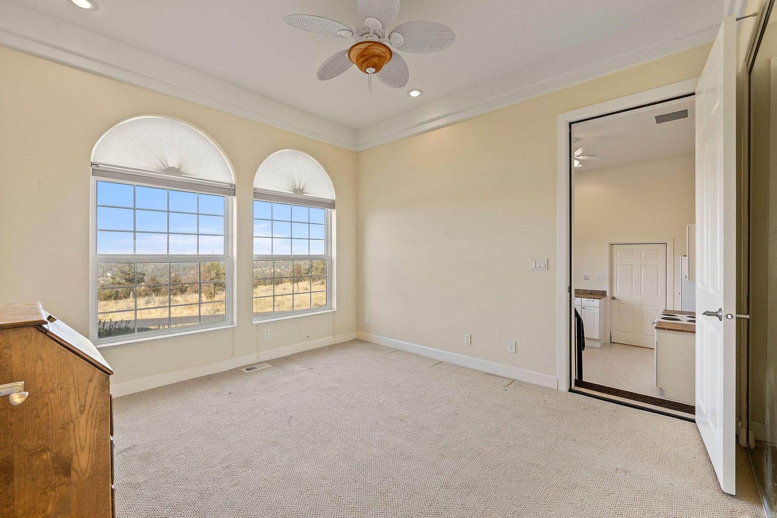 Bedroom 3 with access to additional living quarters