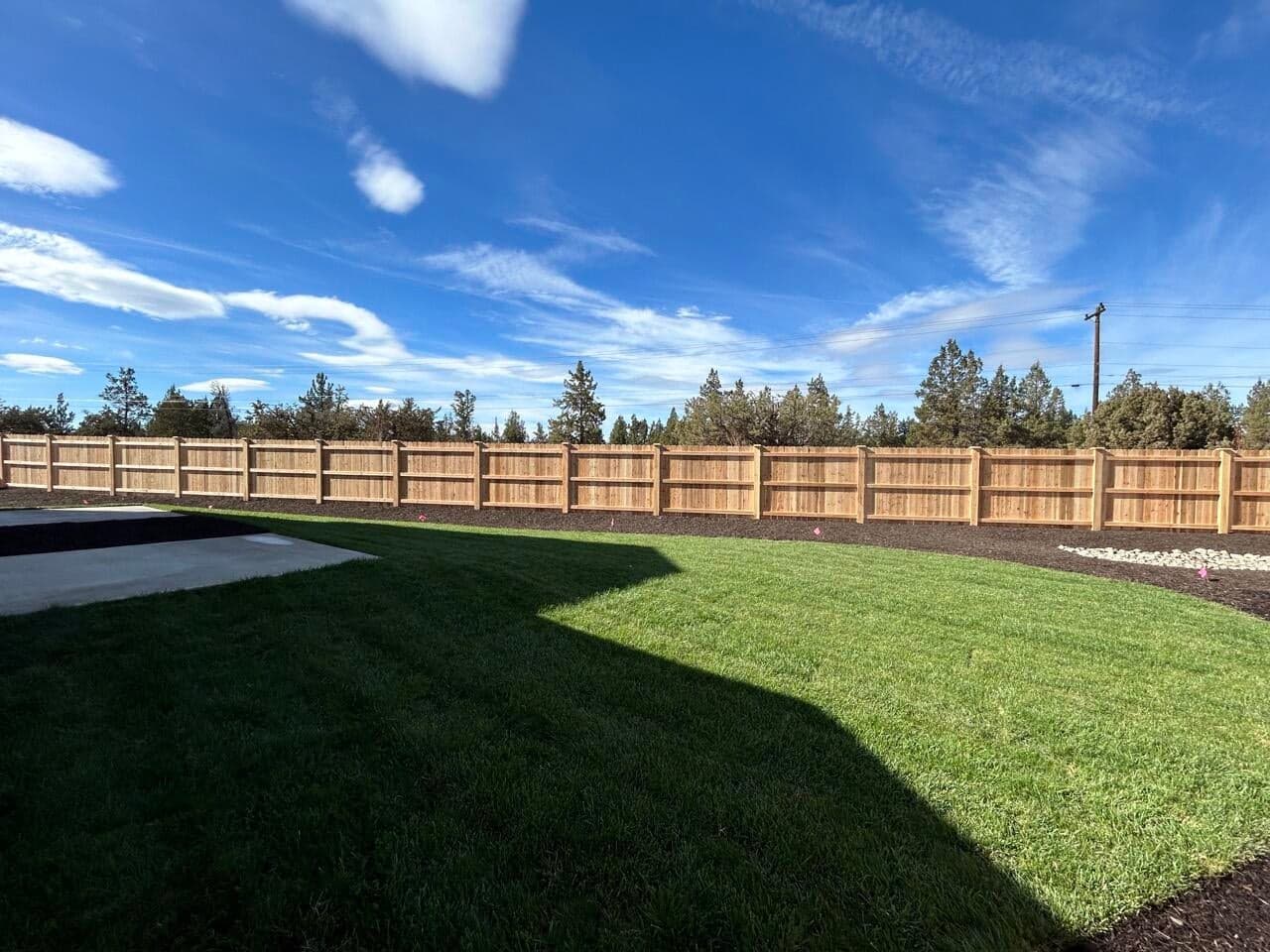 Lot 20 SW view from backyard