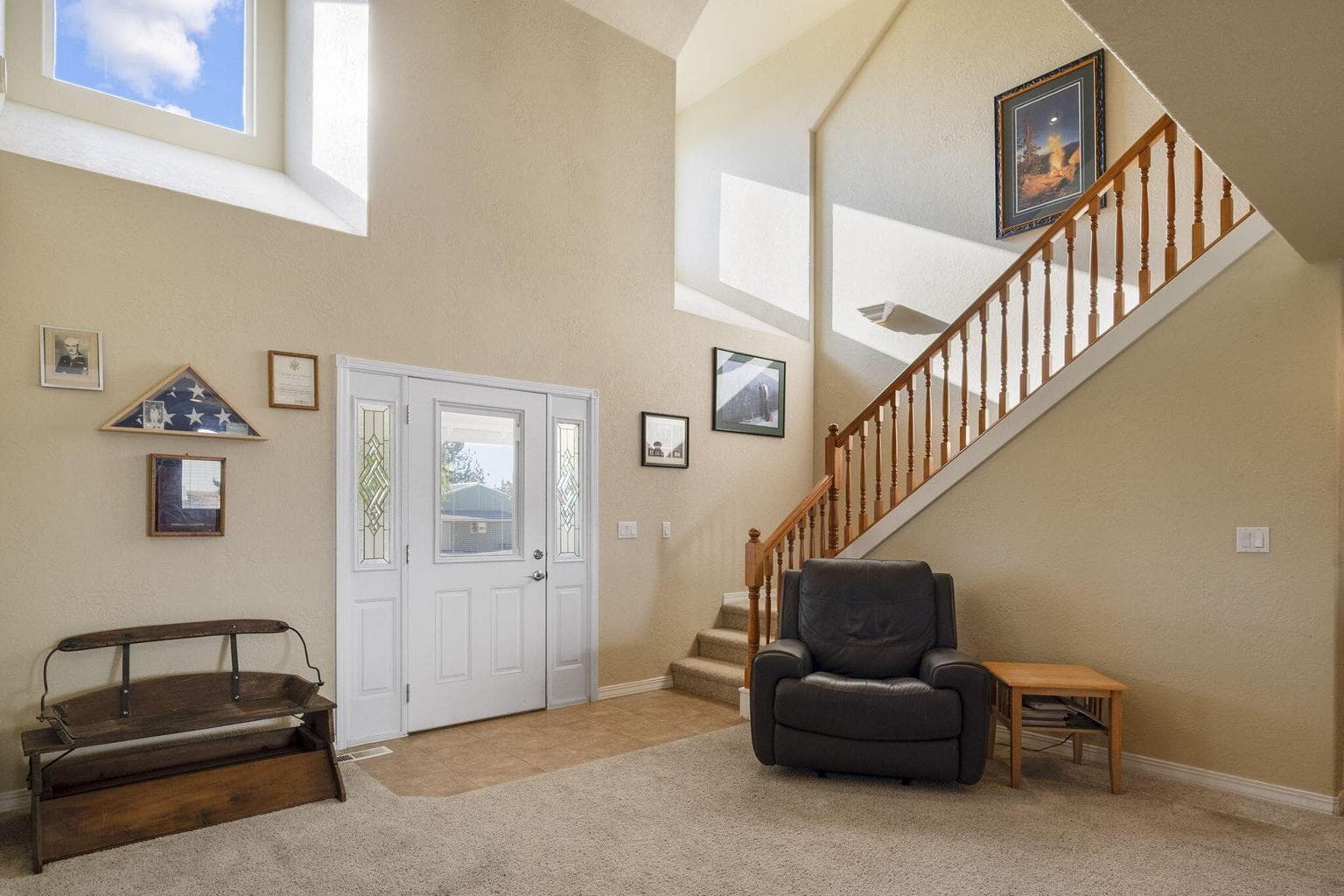 Entry w/stairs to second floor